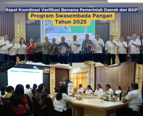  BSIP ikut serta dalam Rapat Koordinasi Verifikasi Kegiatan Swasembada Pangan  untuk tahun 2025 yang diselenggarkan oleh Balai Wilayah Sungai Sulawesi 1.